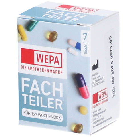 WEPA 1x7 séparateur de compartiments (1 pièce)