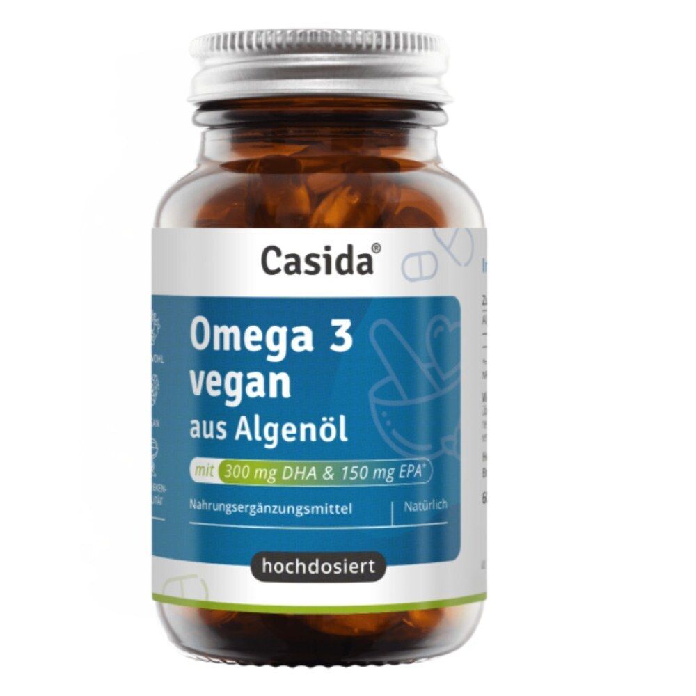Casida® Omega 3 vegan à l'huile d'algues (60 gélules)
