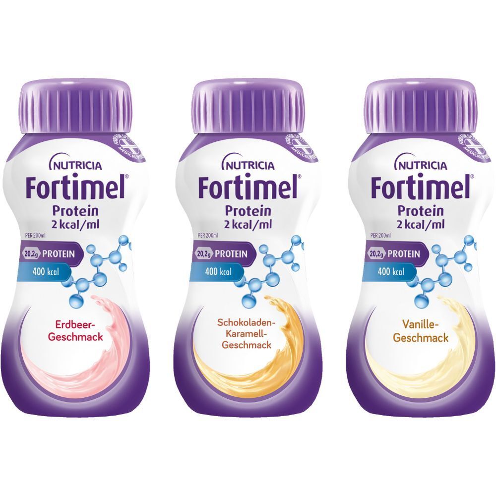 Fortimel Protein 2 kcal boisson nutritive carton mixte (32x200 ml)