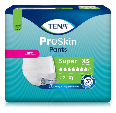 TENA ProSkin Pants Super culottes d'incontinence (12 pièces)