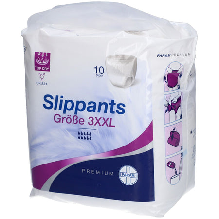 Param Slip-Pants Premium taille 3 XXL – Culotte d'incontinence (8 pièces)