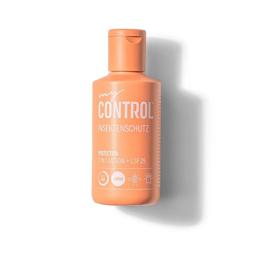 my Control® Protection 2-en-1 lotion anti-insectes + SPF 25 – sans DEET pour toute la famille (100 ml)