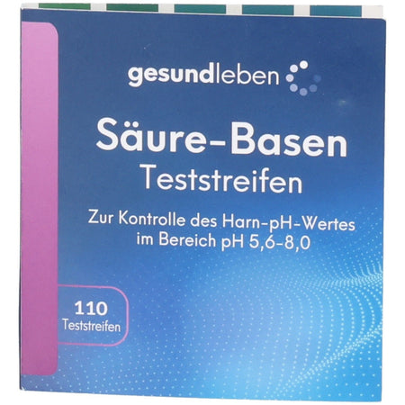 gesundleben bandelettes de test acide-base (110 pièces)