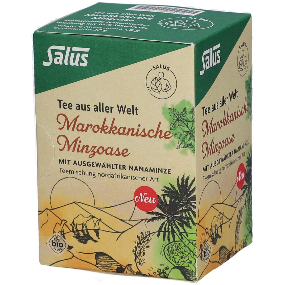 Salus Bio Marokkanische Minzoase – mélange de tisanes (15 sachets)