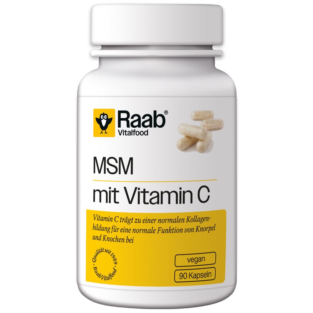 MSM avec vitamine C (90 gélules)