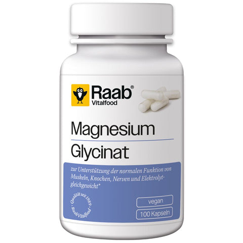 Raab Vitalfood Magnésium bisglycinate gélules (100 pièces)