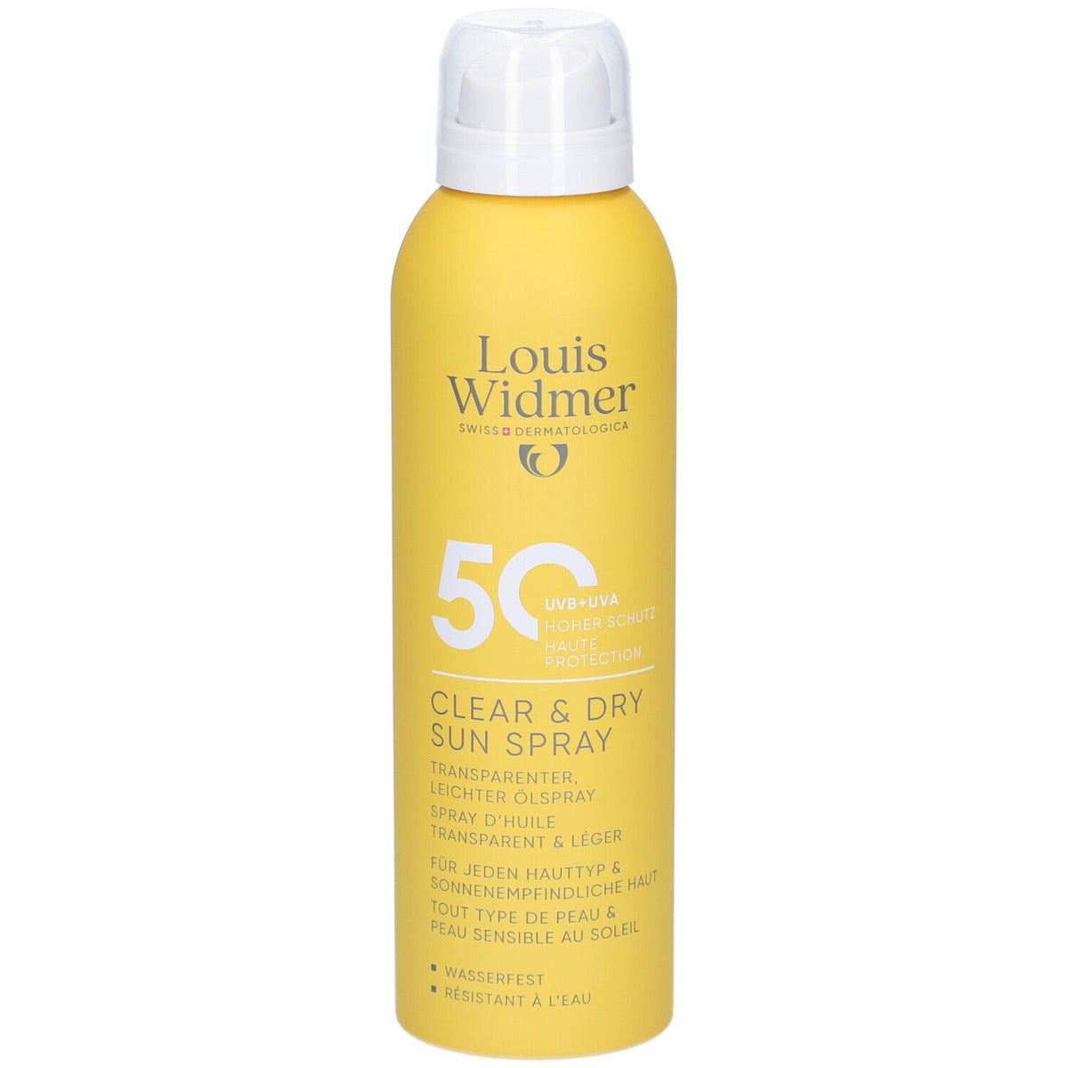 Louis Widmer Clear & Dry Sun Spray 50 (200 ml)
