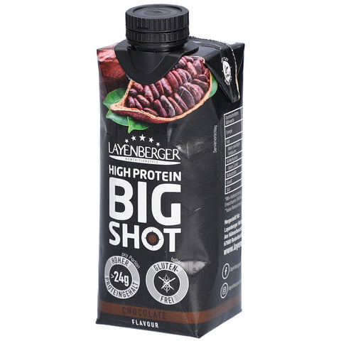 Layenberger High Protein Big Shot Chocolat - Boisson protéinée au goût chocolat (330 ml)