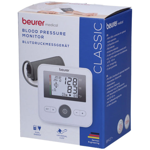 Beurer BM27+ upper arm blood pressure monitor (1 piece)