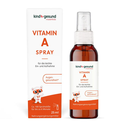 Vitamin A spray for children - vegan - 200 µg per spray (25 ml)