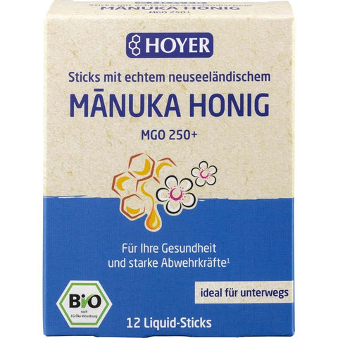 HOYER Miel de Manuka en sticks (12 sticks)