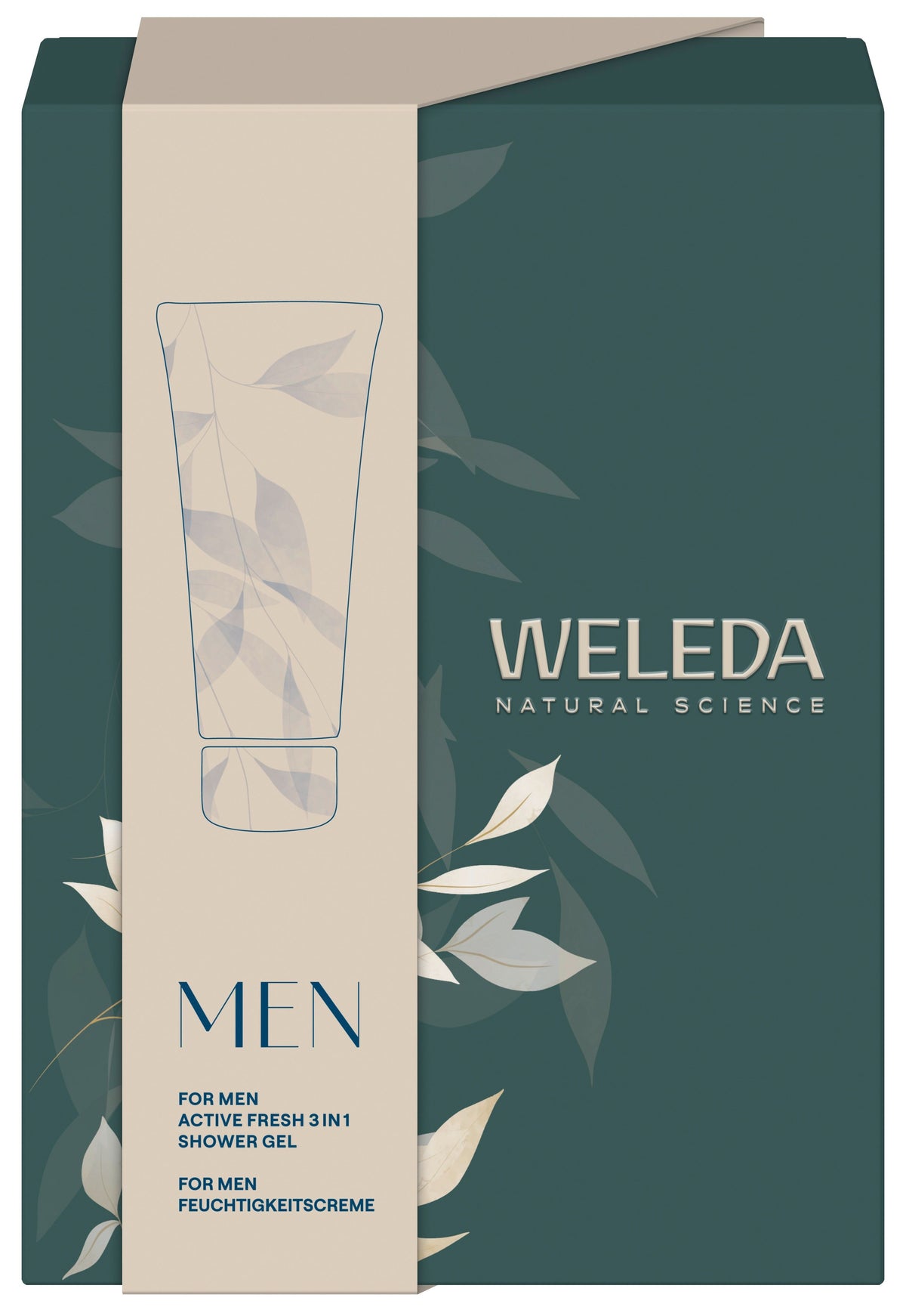 WELEDA® coffret cadeau homme avec gel douche 3-en-1 et crème hydratante (1 pièce)