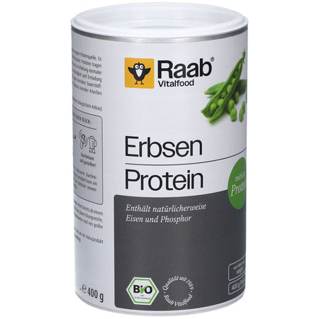 Raab Vitalfood® Bio protéine de pois en poudre (400 g)