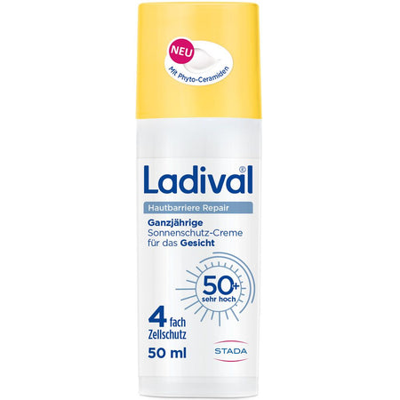 Ladival® Hautbarriere Repair crème solaire visage LSF 50+ (50 ml)