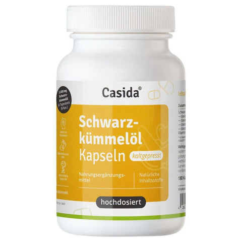 Casida Black Seed Oil Capsules 3000 mg High Dose (180 capsules)