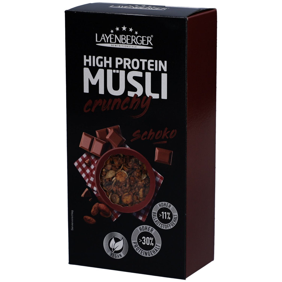 Layenberger High Protein muesli croustillant chocolat (375 g)