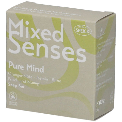 Mixed Senses® Pure Mind savon – fleur d'oranger, jasmin & poire, vegan – 100 g