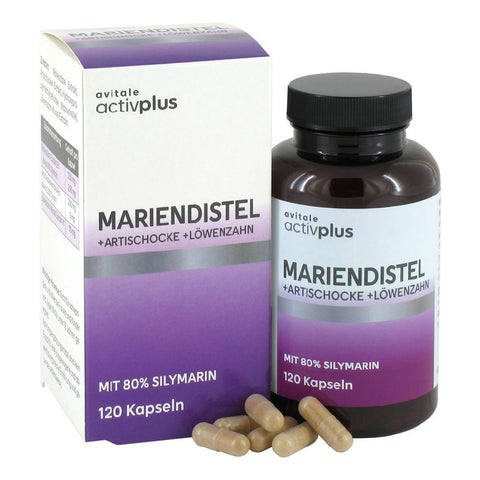Avitale activplus chardon-Marie + artichaut + pissenlit gélules (120 gélules)
