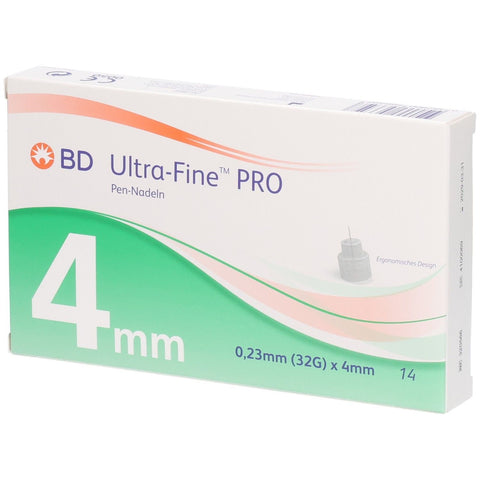 embecta Ultra-Fine™ PRO aiguilles pour stylo 32G 4 mm (14 pièces)