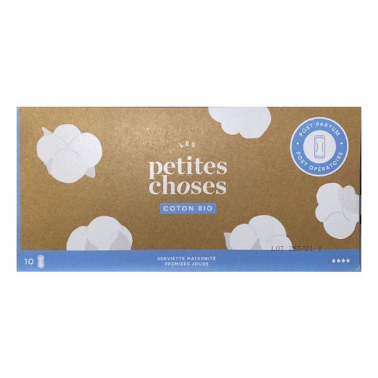 Les Petites Choses Coton Bio Serviette Maternité (10 pièces)