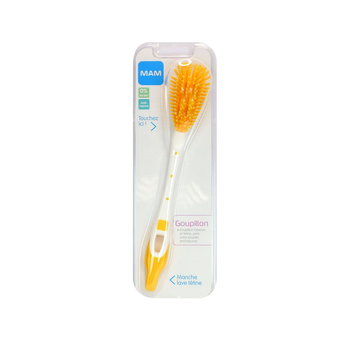 Mam goupillon Biberon & Tétine Coloris Aléatoire