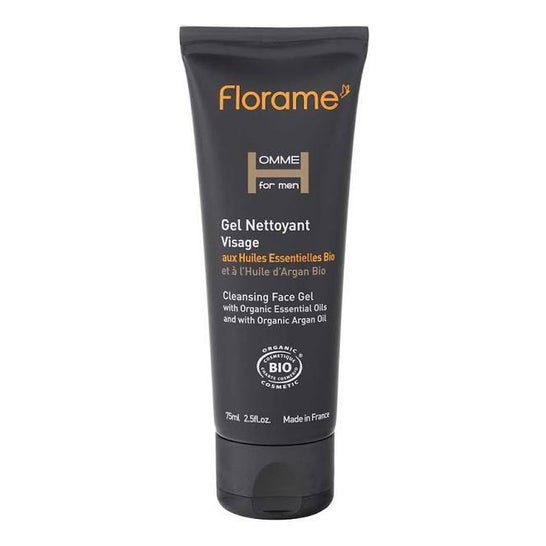 Florame Homme Gel Nettoyant Visage Visage - 75 ml Cosmébio