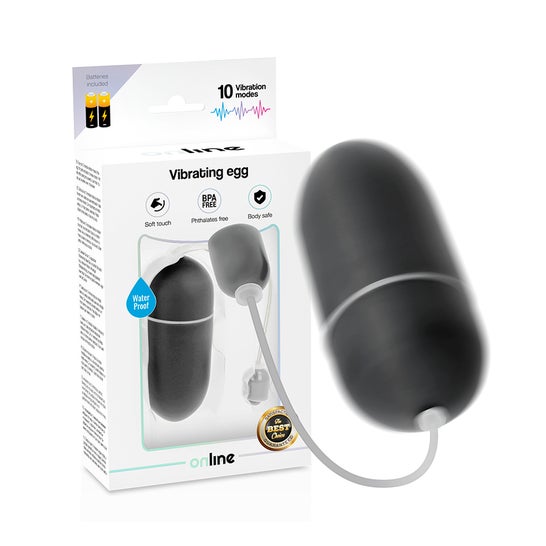 Online Waterproof Vibrateur d'Œuf Noir 1 unité