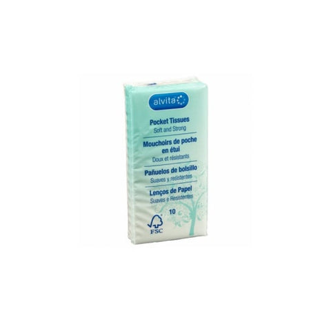 Alvita Pocket tissues in a pack (10 pieces)