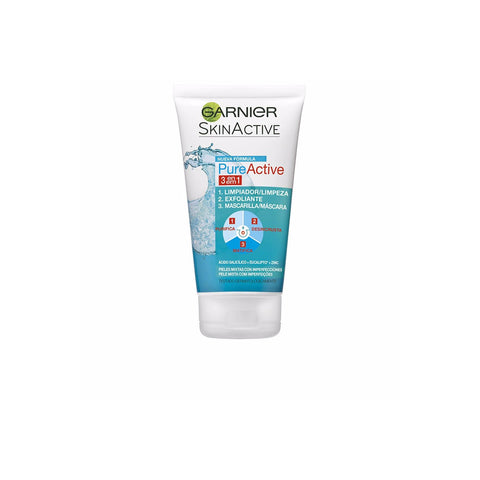 Garnier Pure Active 3 en 1 gel nettoyant peau grasse (150 ml)