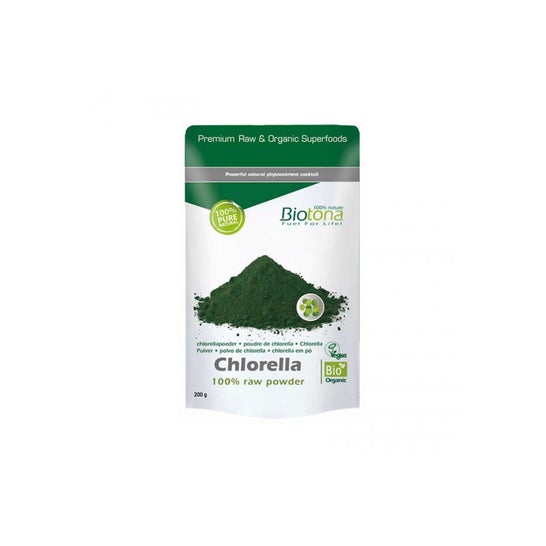 Biotona Chlorella poudre brute superaliment bio (200 g)