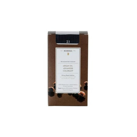 Korres Coloration Permanente Huile D'Argan Blond Cendré 7.1