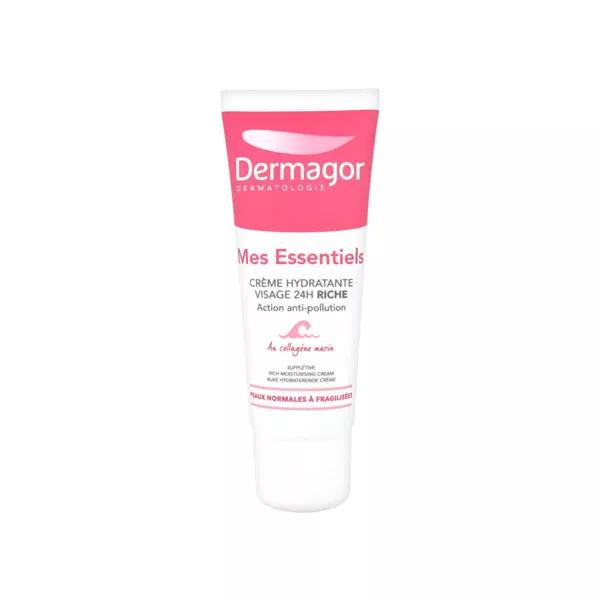 Dermagor Crème Hydratante Visage 24h Riche 40ml