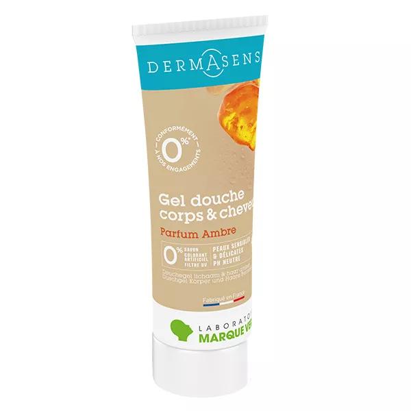 Dermasens Gel douche surgras corps et cheveux ambre (200 ml)