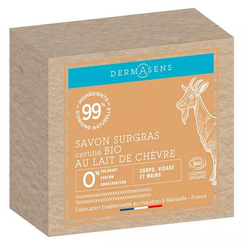 Dermasens Savon de Marseille Solide Bio Lait de Chèvre 100g
