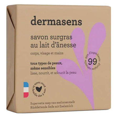 Dermasens savon surgras au lait d'ânesse (100 g)