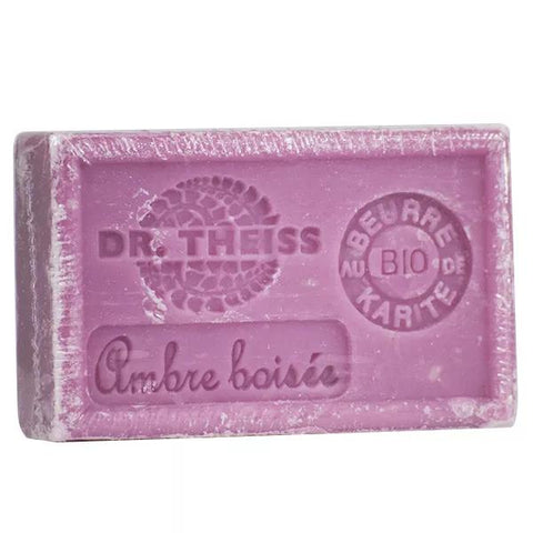 Dr Theiss Savon de Marseille Ambre Boisée + Beurre de Karité Bio (125 g)