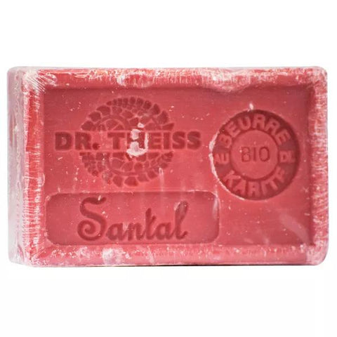 Dr Theiss Savon de Marseille-Santal + Beurre de Karité Bio 125 g