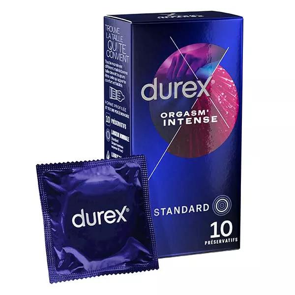 Durex Préservatifs Orgasm' Intense (10 préservatifs)