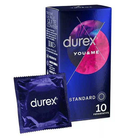 Durex You & Me Condoms - 10 Delay and Stimulating Condoms