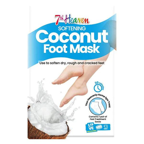 7th Heaven Masque Chaussettes Hydratantes pour pieds secs usage unique (1 paire)
