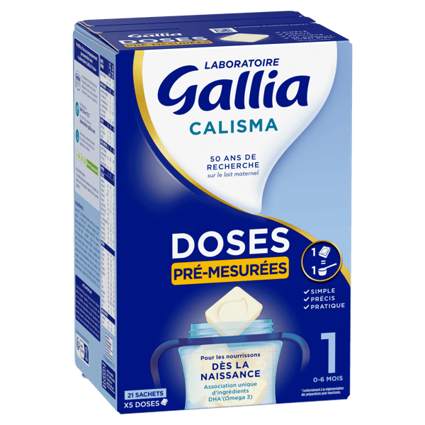 Gallia Calisma doses pré-mesurées 1er âge