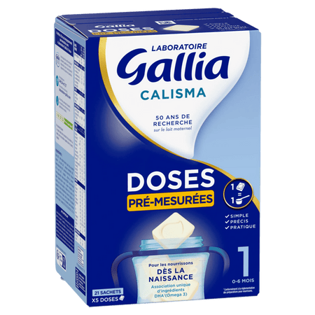 Gallia Calisma doses pré-mesurées 1er âge