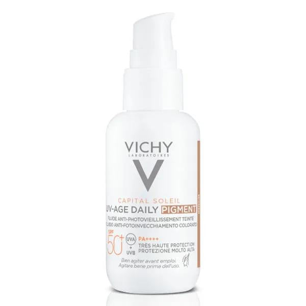 Vichy Capital Soleil UV-Age Pigment teinté Medium Fluide solaire SPF50+ 40 ml