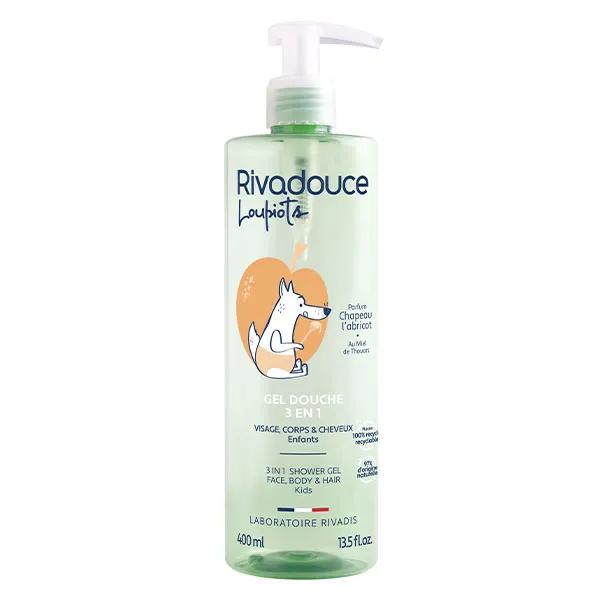 Rivadouce Gel douche enfant 3en1 Chapeau l'abricot (400 ml)