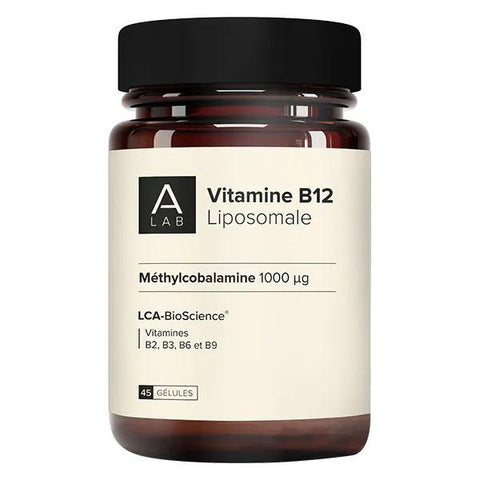 A-Lab Liposomal Vitamin B12 1000µg - Nervous System Energy Balance - 45 capsules