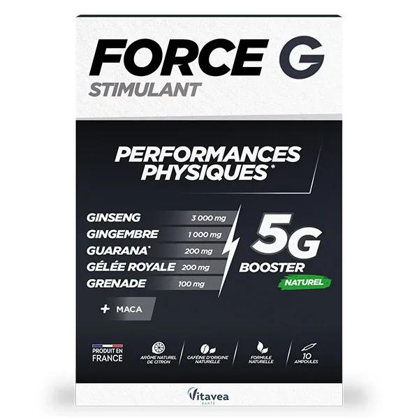 Vitavea Force G Stimulant Performances Physiques 10 ampoules