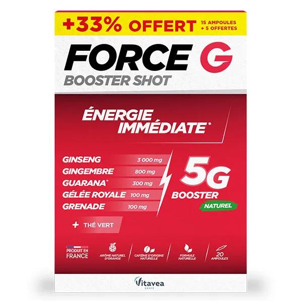 Vitavea Force G Booster Shot Energie Immédiate -20 ampoules