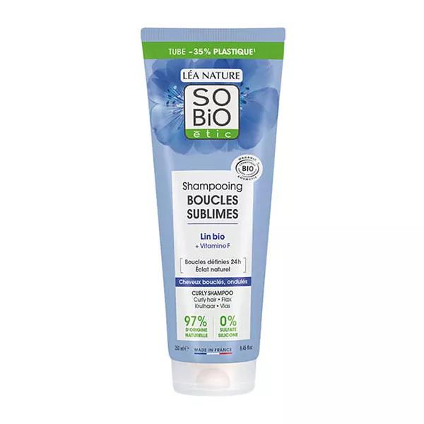 Léa Nature So Bio Étic Shampooing Boucles Sublimes Lin Bio & Vitamine F 250mL