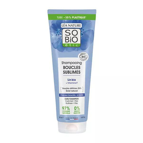 Léa Nature So Bio Étic Shampooing Boucles Sublimes Lin Bio & Vitamine F 250mL