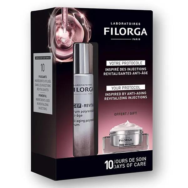 Filorga Coffret NCEF-Revitalize sérum 30 ml + crème 15 ml offerte